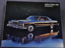 1978 Ford Ltd Brochure Landau Hardtop Country Squire Wagon Excellent Original 78