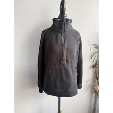 Lululemon Scuba Oversized Half-Zip Funnel Neck Pullover Black LW3JAMS Size M/L