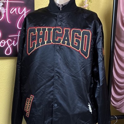 Chicago Blackhawks NHL Black Jacket 3XL 6x Stanley Cup Champions Style