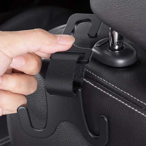 Car Headrest Hooks Auto Back Seat Hanger For Wallet Purse Shopping Bag Hook - Picture 9 of 11