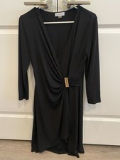 Calvin Klein Black Wrap Dress