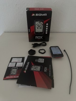 Sigma Sport ROX 4.0 Black Fahrradcomputer Kabellos mit GPS Navigation