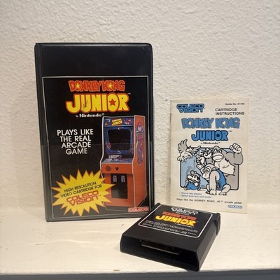 Donkey Kong Junior ColecoVision 1983 Nintendo CIB Complete in Box w/Manual