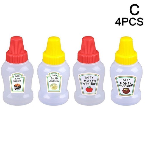 Mini Tomato Ketchup Bottle Portable Containers Sauce Small Household S2O9 E6T0 - Picture 18 of 19