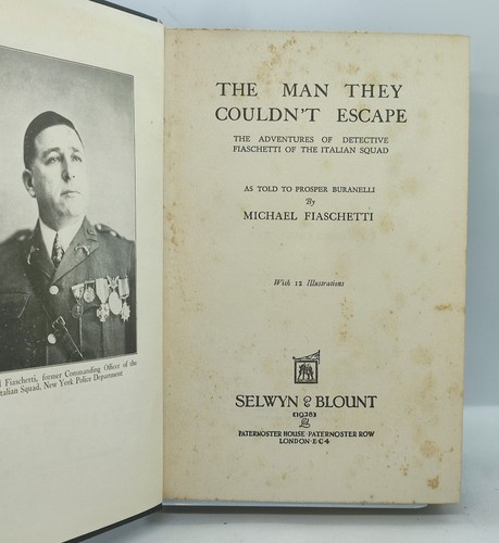 The Man They Couldn't Escape, Michael Fiaschetti Hardback - Foto 4 di 8