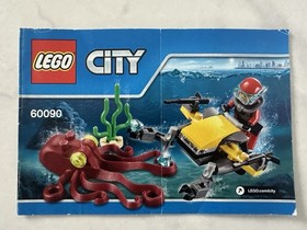 LEGO CITY: Deep Sea Diving Scooter (60090) with instructions and original box