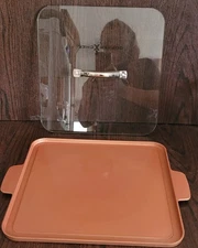 Copper Chef 12" Griddle Pan Glass Press Lid
