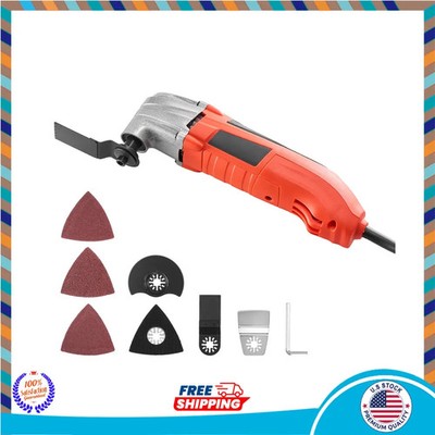 Oscillating Multi-Tool Kit 2.2Amp Corded Electric with 7 Saw Accessories