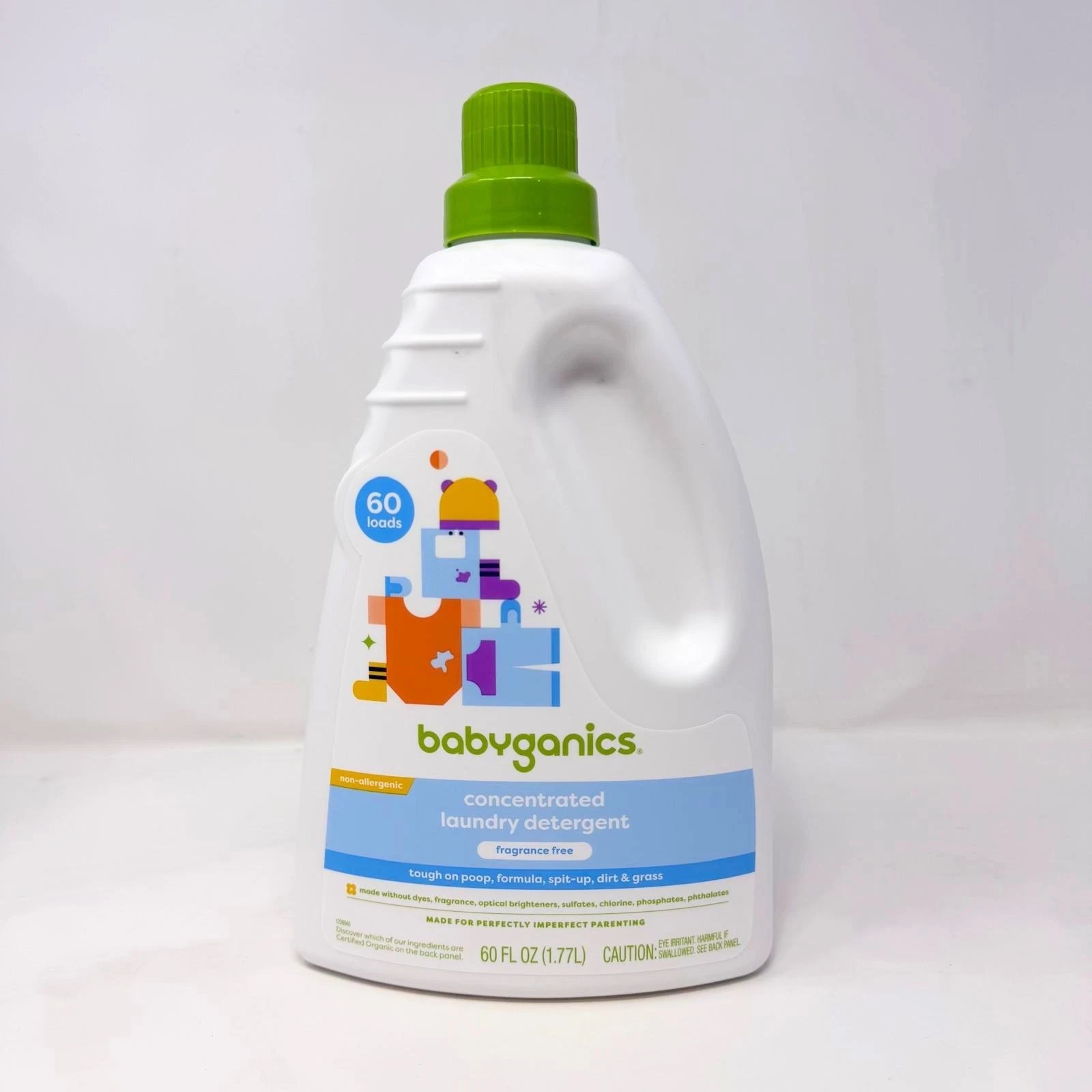 Babyganics Concentrated Laundry Detergent, Fragrance Free, 60oz
Opens in a new window or tab