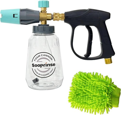 #ad Short Pressure Washer Gun With Foam Cannon High Pressure Snow Foam Lance 1 4 I $35.90