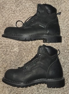 Red Wing Men's Black Work Boots Safety Toe Insulated Waterproof Men's Size 10