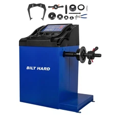 10-28'' Rim Wheel Balancer 110V, 36mm Shaft, Auto-Measure Tire Balancer