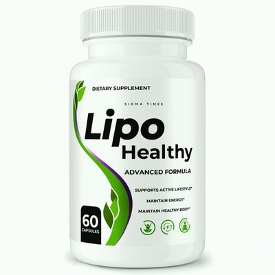 Lipo Healthy Capsules - Natural Detox, Energy & Metabolism Wellness 60ct
