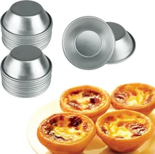 25 Pcs Mini Muffin Cupcake Pans Egg Tart Mold Bakeware Tin