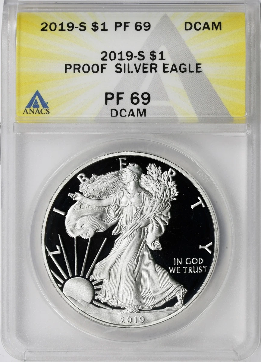 American Eagle PR 69 Graded 2019 Silver Bullion Coins for sale | eBay