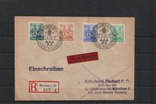 Alliierte Bes. Eilboten-R-Brief M&uuml;nchen - Ottobrunn b. M&uuml;nchen, 1948 #1093029
