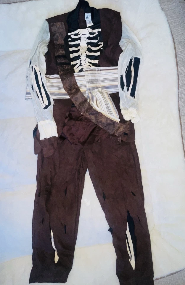 Disfraz Completo Capitán Jack Sparrow Bones Piratas de los Parques Disney Talla S (5-6) Foto 2 de 4