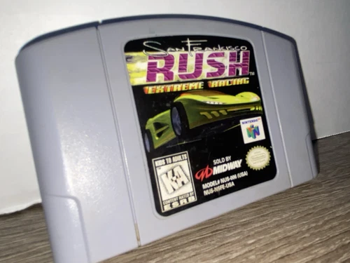 San Francisco Rush Extreme Racing - N64 - Authentic  Cartridge Only TESTED Clean