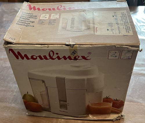 Moulinex 753 elektrischer Entsafter gebraucht mit Verpackung