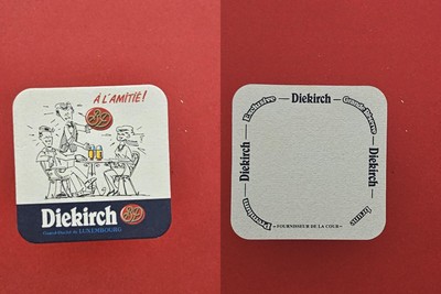 Diekirch Luxembourg A Lámitié Brauerei Bierdeckel Bier