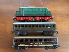 Zeuke Spur 0 E - Lok E44037 und zwei Wagen