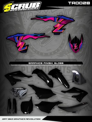 Restyle Plastics + Seat + Fuel tank + Decals Yamaha YZ125 YZ250 2008-2026