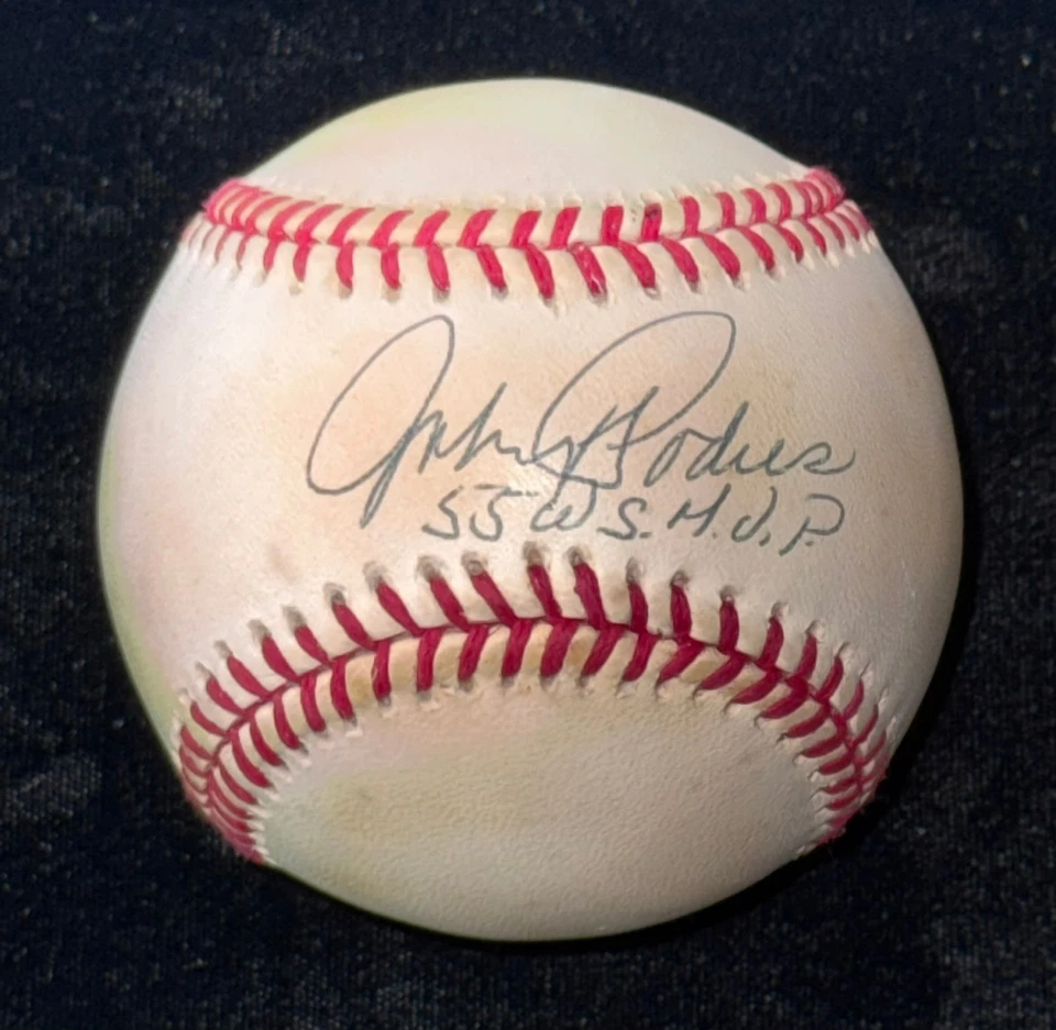 Johnny Podres "1955 World Series MVP 55 WS" Signed Baseball Autographed Auto PSA - Image 2 of 4