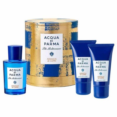 Acqua di Parma Blu Mediterraneo Arancia di Capri Fragrance for Men 3 Piece Gift
