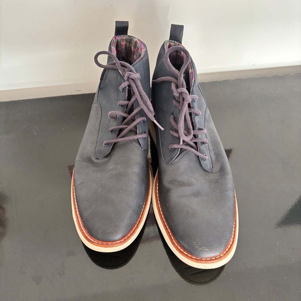 Ben Sherman Mens Navy Blue Chukka Boots Size 10 Ben Sherman Mens Navy Blue Chukka Boots Size 11.5 | eBay main image 2
