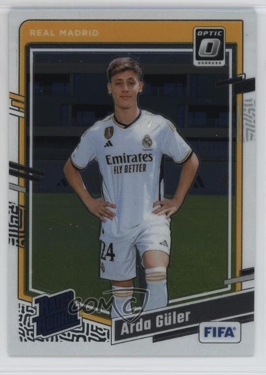 2023-24 Panini Donruss FIFA Optic Rated Rookie Arda Guler #184 6ns