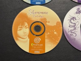 Shenmue Sega Dreamcast 1999 UK PAL 4 Disc Only Set Tested & Work! Authentic