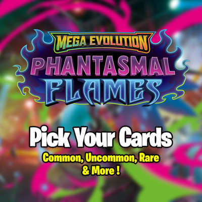 Pokemon TCG Mega Evolution Phantasmal Flames Einzelkarte - Karten aussuchen BULK
