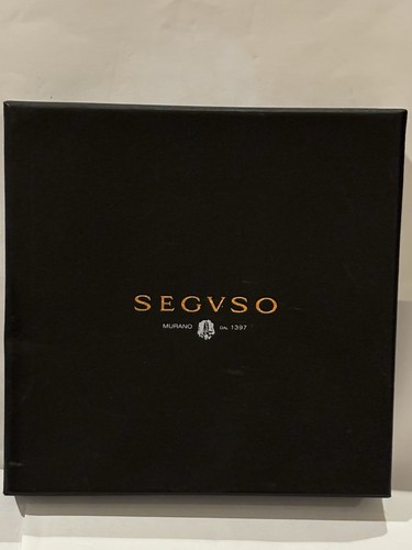 SEGUSO COMMEMORATIVE PLAQUE/PAPERWEIGHT - MURANO 1397 VENEZIA - 10.4cm - Picture 6 of 6