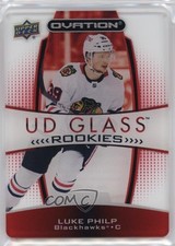 2023-24 Upper Deck Ovation UD Glass Rookies Red Luke Philp #GR-1 u8j