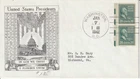 January 7 1942 20 cent Electric Eye Prexy FDC First Day Washington D.C.