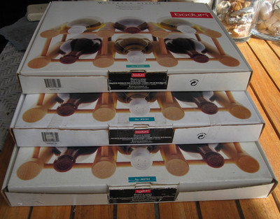 3 Weinregale von Bodum Nissen Dk Buche zusammensteckbar