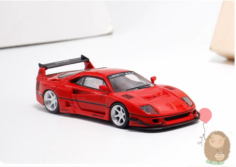 DM MODEL 1/64 Ferrari F40 LBWK Modified Car Model Alloy