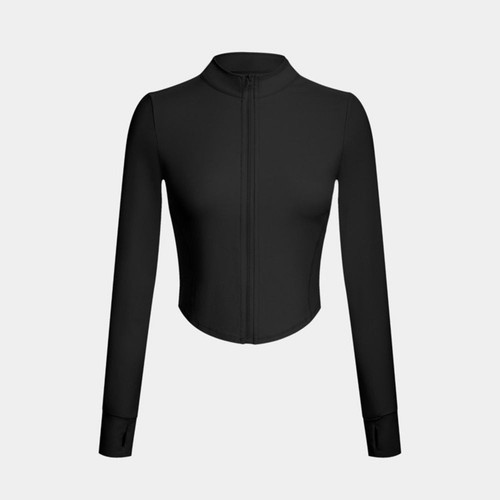 Halara Lightweight Golf Cropped jacket zipper, thumb hole, long sleeves SZ S - Picture 7 of 7