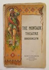 VINTAGE  BROOKLYN NY THEATER PROGRAMS MONTAUK, MAJESTIC, 1916, 1918, LOT of 2 — photo 2