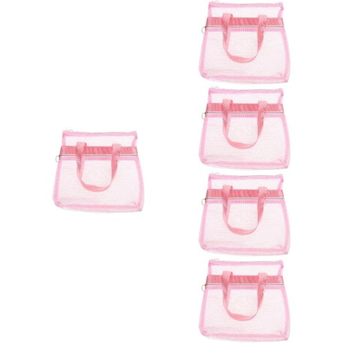 5 Pack Travel Toiletry Bag Shopping Skin Care Organizer Small Pouch