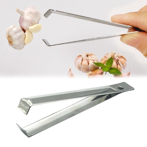 2 Pieces Versatile Garlic Peeling and Extracting Set Fish Bone Tweezers - Picture 2 of 8