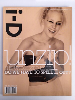 i-D Magazine The Undressed Issue No.159 Dec 1996 Jamie Rishar by Matt Jones