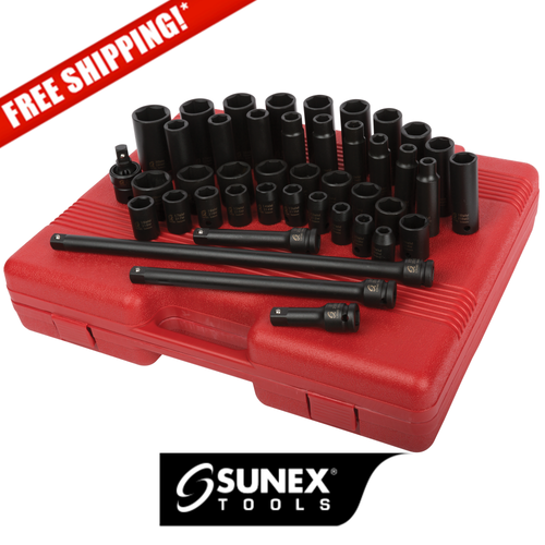 Sunex Tool 2569 43 Pc 1/2" Dr. Metric Master Impact Socket Set - Bild 1 von 4