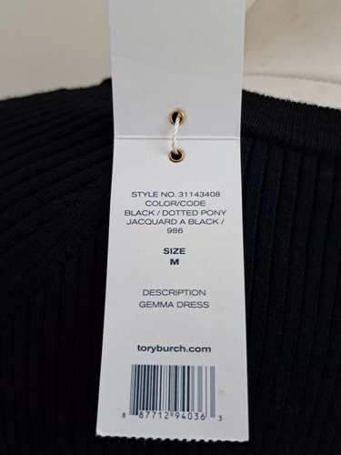 Tory Burch Gemma Merino Wool Knit Jumper Sweater Dress Medium US 8-10 £280 - Picture 2 of 12