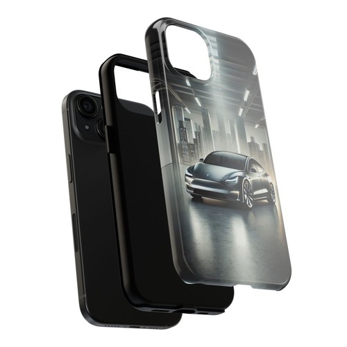 Funda de teléfono resistente modelo Tesla minimalista - Elegante diseño urbano moderno - Imagen 21 de 108