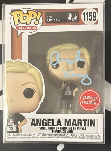 Angela Kinsey Signed Funko Pop 1024 Gamestop Exclusive. Martin. JSA COA. Office