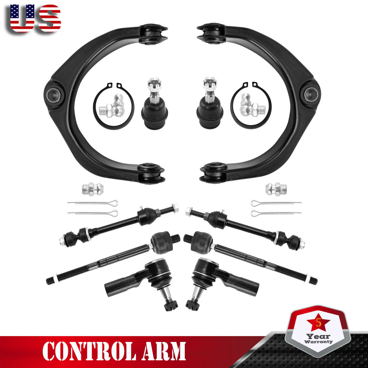 4 New Pc Front Upper And Lower Ball Joint Kit for Dodge Ram 1500