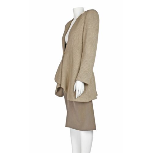 Falda y Chaqueta De Colección Black Label Toupe GIORGIO ARMANI TALLA EE. UU. 10 - Imagen 3 de 9