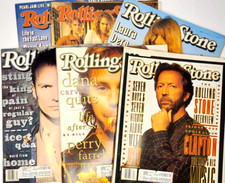 Rolling Stone Magazine 1993 Lot of 6 Dana Car...
