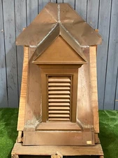 Copper Peak Top Dormer Vent - Copper Roof Vent Window 23x45.5x40